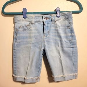 Cuffed Jean shorts